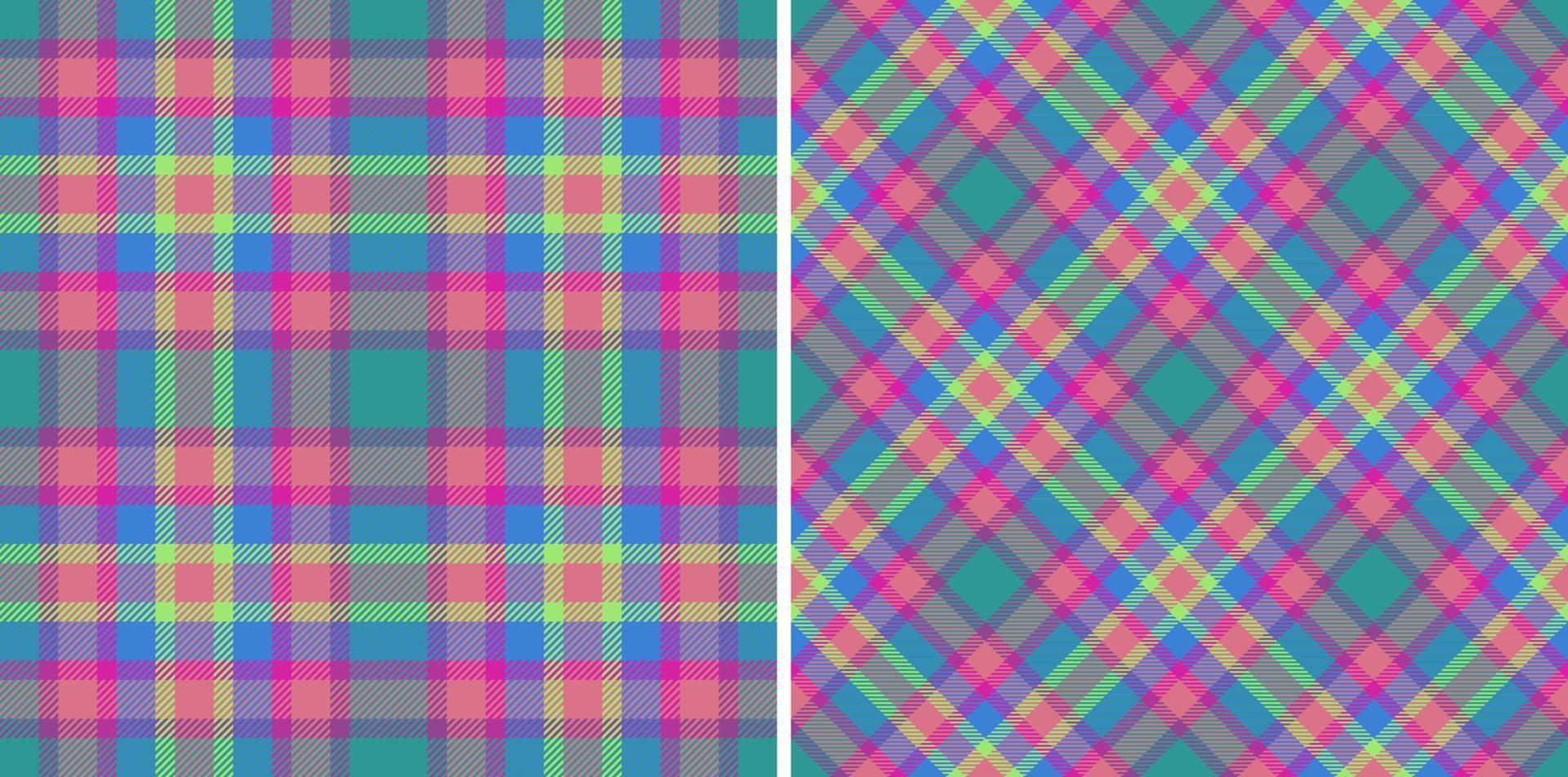 tyg pläd textur. vektor kolla upp textil. sömlös bakgrund tartan mönster.