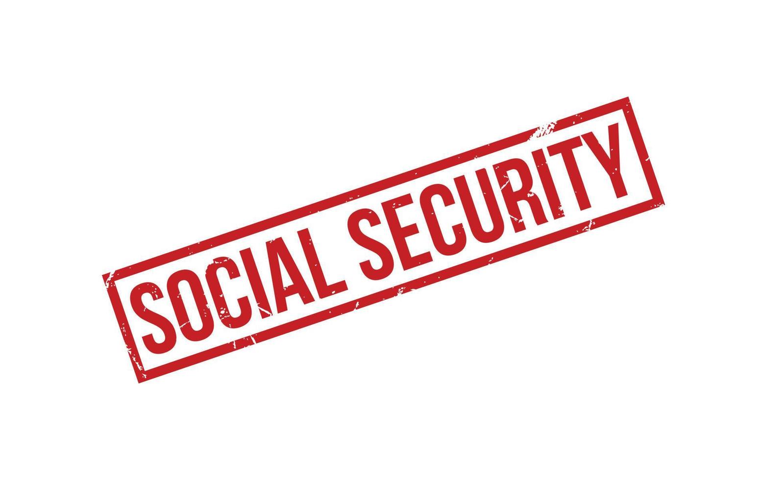 social säkerhet sudd stämpel täta vektor