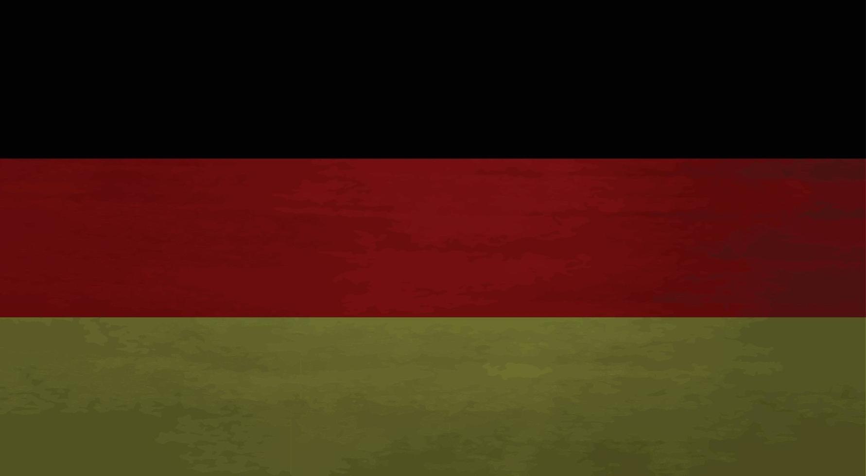 Grunge unordentlich Flagge Deutsche vektor