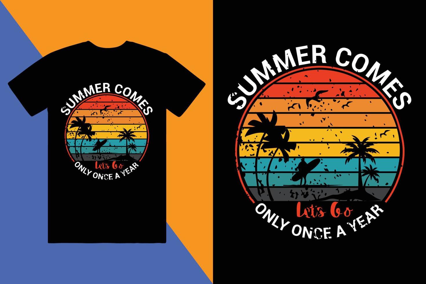 Sommer- T-Shirt Design, Benutzerdefiniert T-Shirt Design, T-Shirt Design vektor