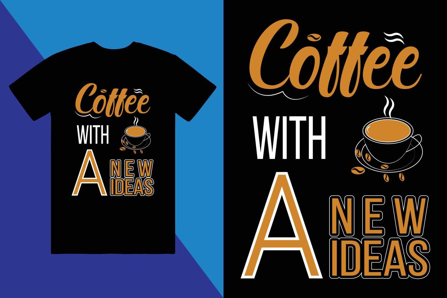beställnings- typografi, t-shirt eller kaffe råna design vektor
