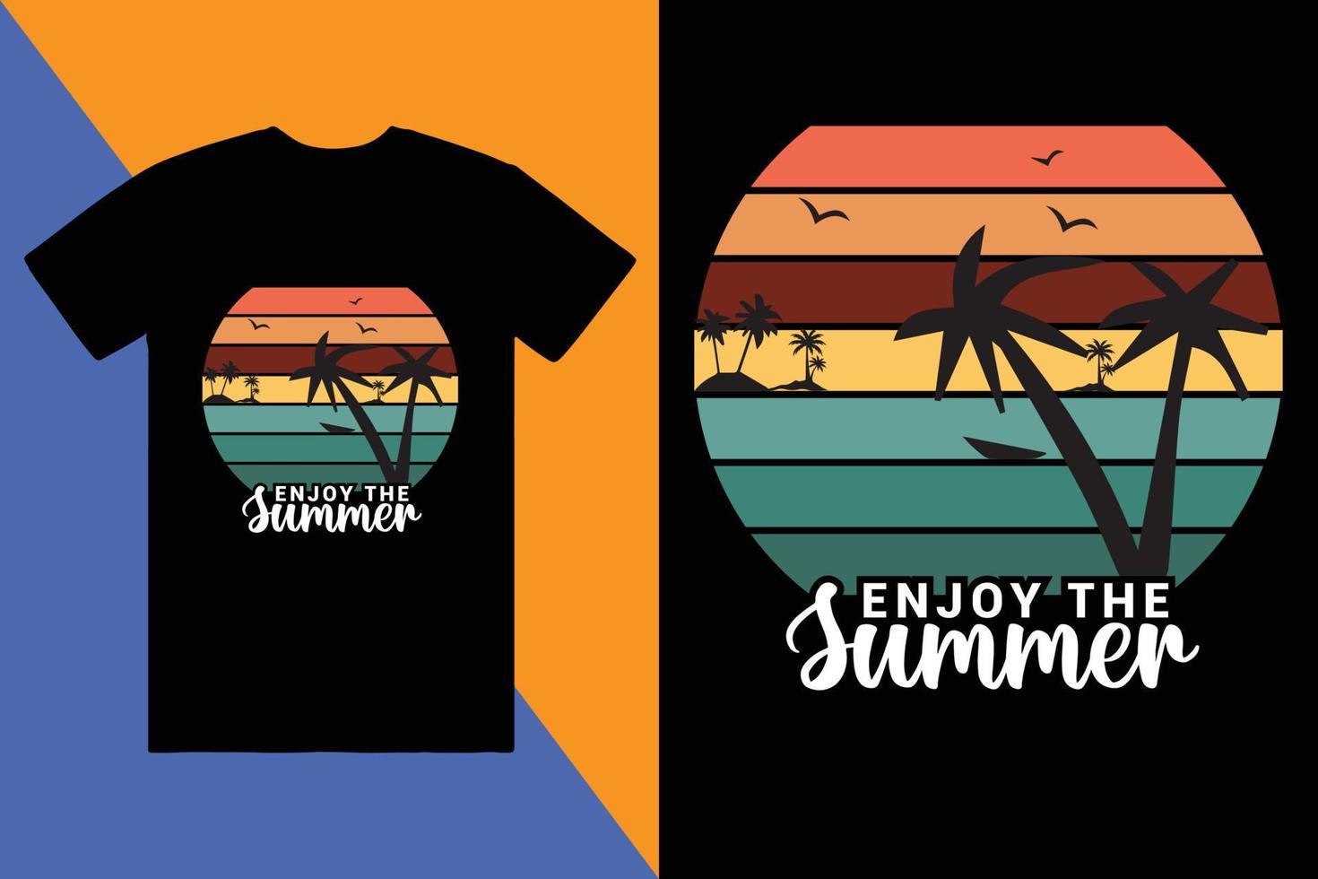 Sommer- T-Shirt Design, Benutzerdefiniert T-Shirt Design, T-Shirt Design vektor