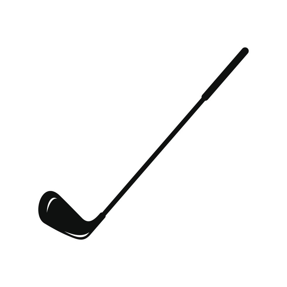 golf pinne ikon isolerat på vit bakgrund vektor