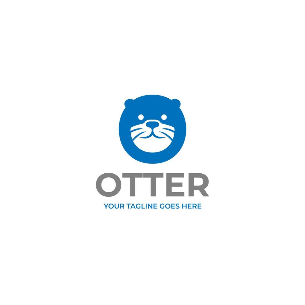 utter logotyp design unik och söt vektor grafisk