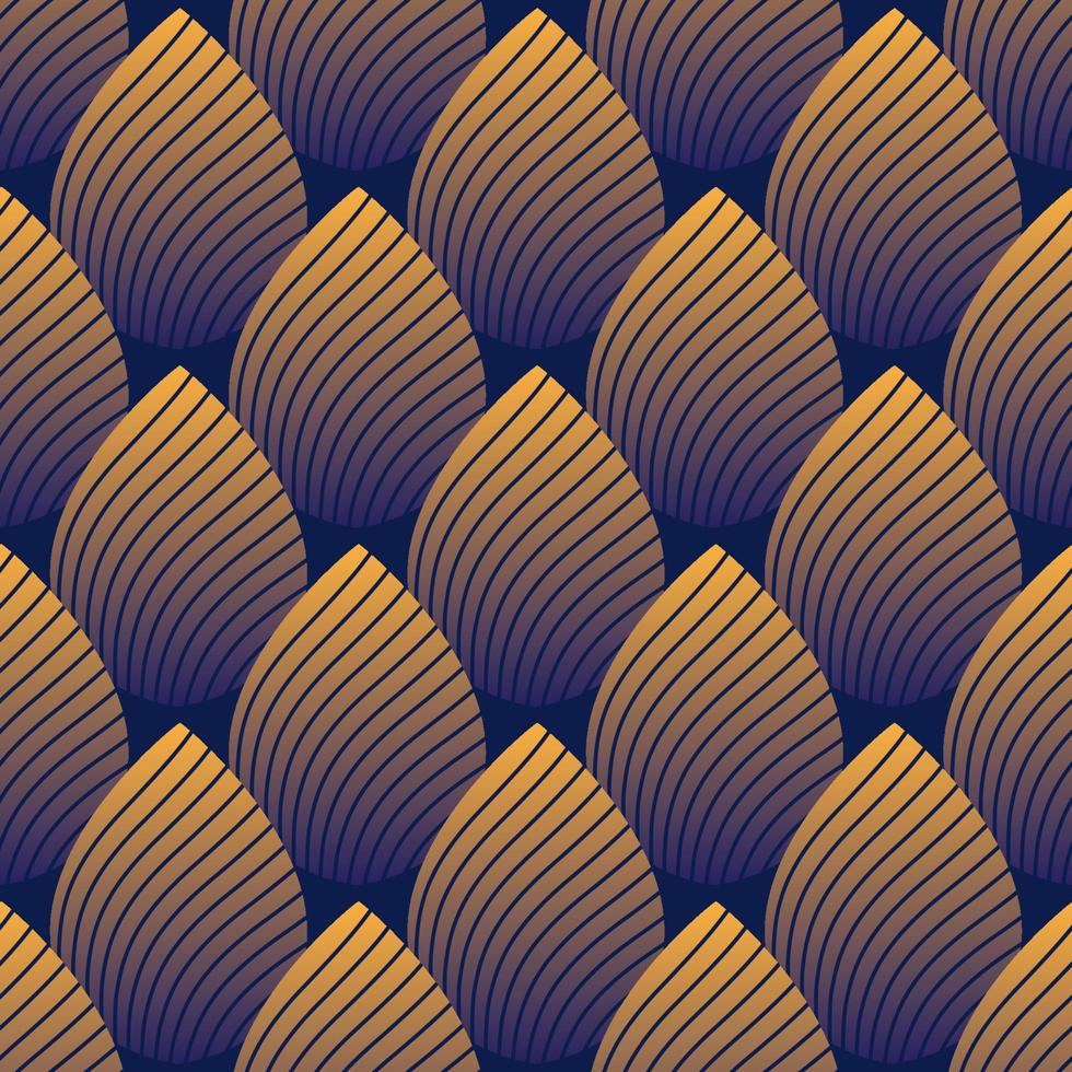 de geometrisk mönster med vågig rader. sömlös vektor bakgrund. upprepa bricka textur av detta linje på oval form med lutning effekt.