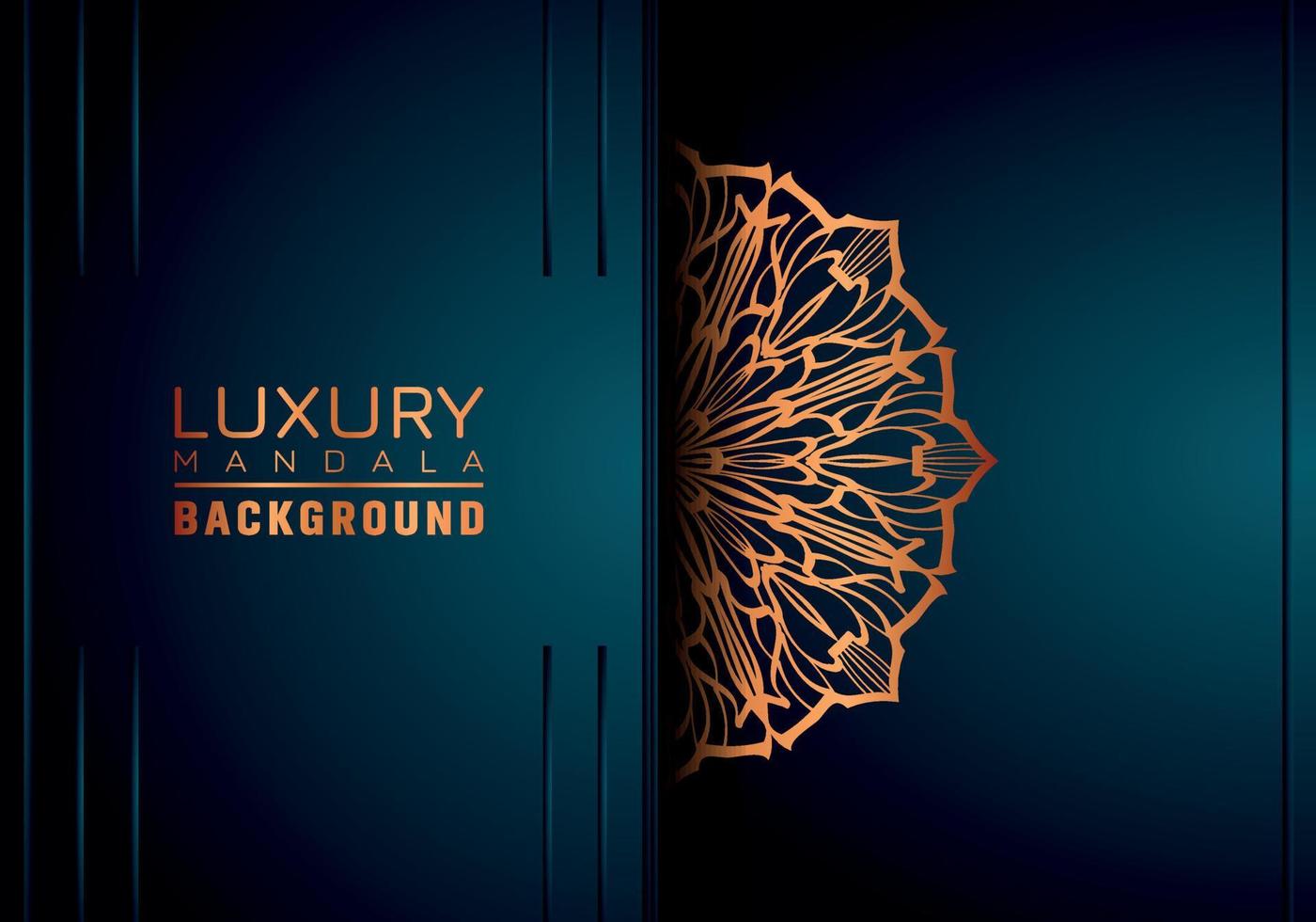 Luxus Mandala Hintergrund dekorativ, Arabeske Stil mit golden Arabeske Muster Stil. dekorativ Mandala Ornament zum drucken, Broschüre, Banner, Abdeckung, Poster, Einladung Karte vektor