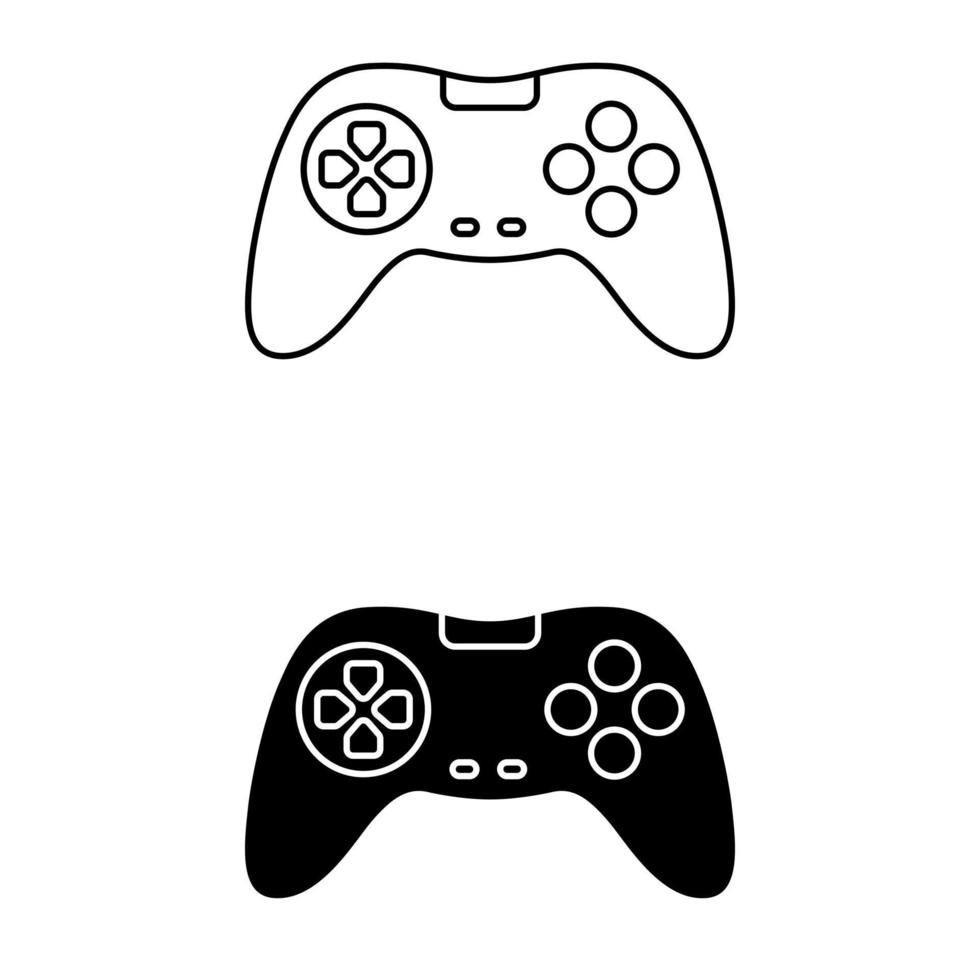 Video Spiel Regler Symbol Vektor. Joystick Illustration unterzeichnen. Handbuch Steuerung Symbol oder Logo. vektor