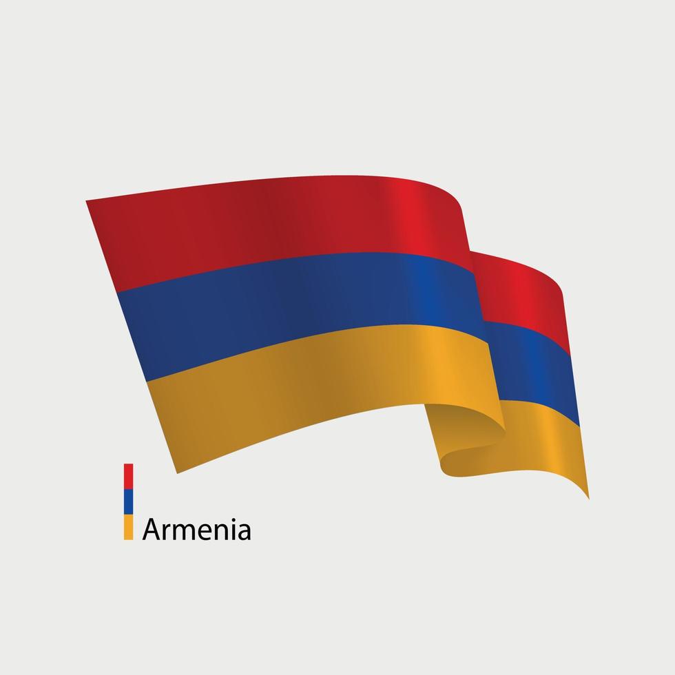 Vektor Flagge von Armenien-01