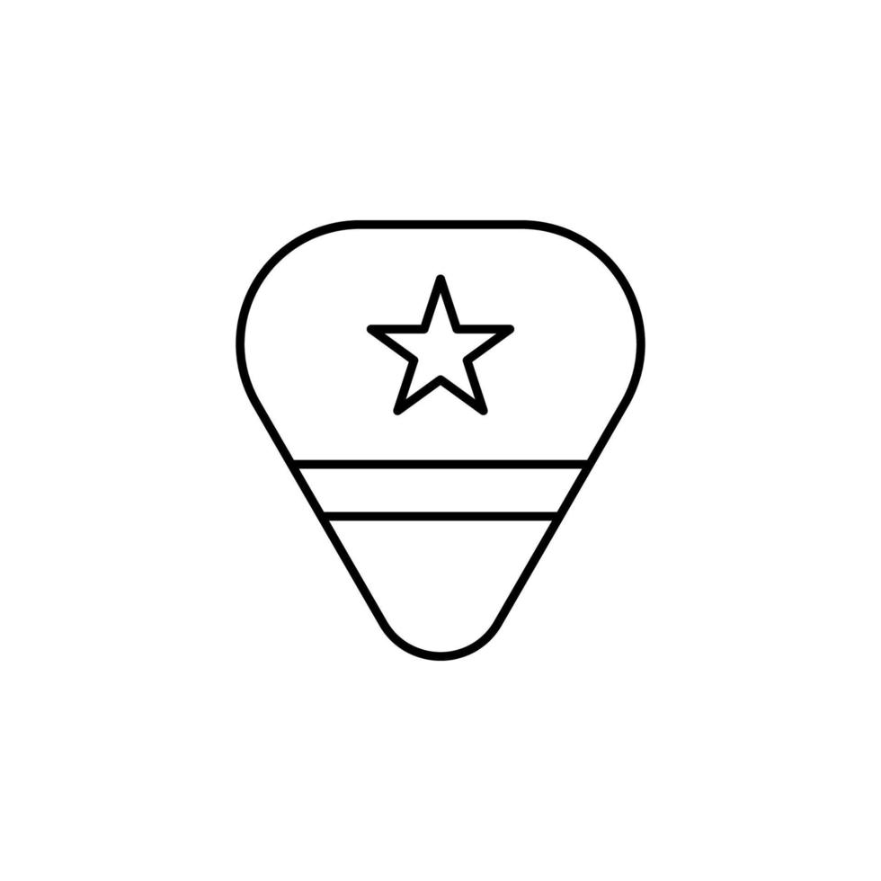 Felsen, wählen, Star Vektor Symbol Illustration