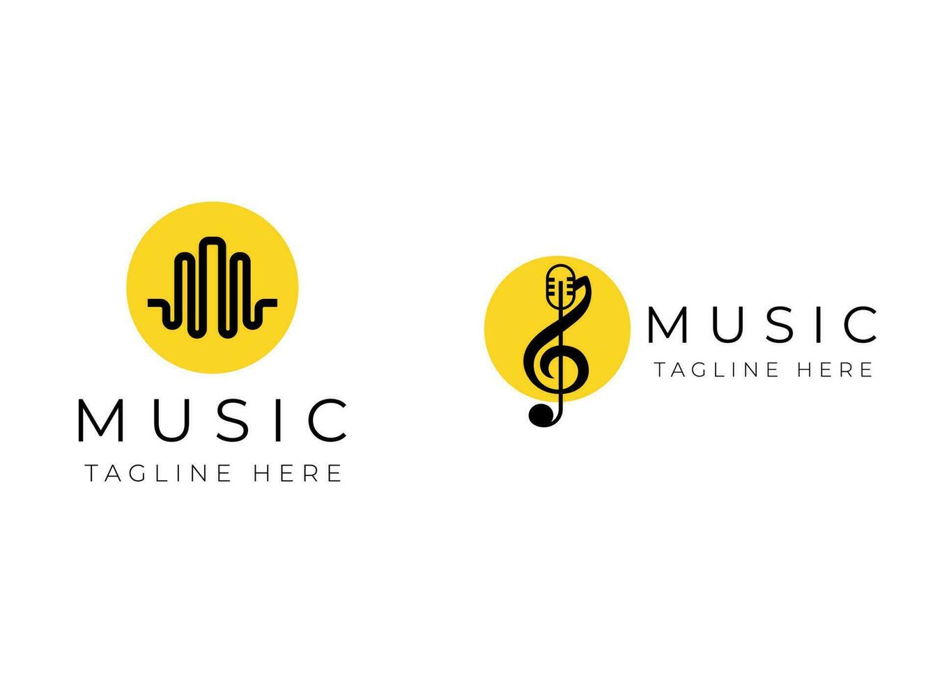 puls musik element logotyp. musik logotyp design. sångare, inspelning, spela in logotyp vektor. vektor