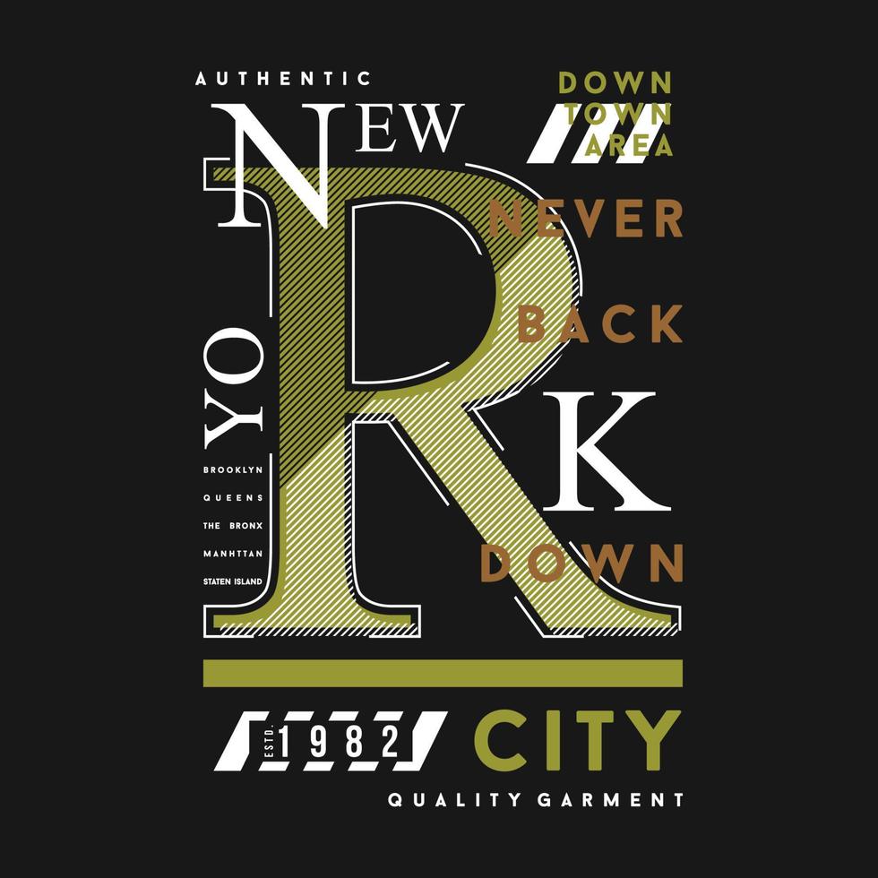 Neu York Stadt Grafik Typografie Vektor, t Hemd Design, Illustration, gut zum beiläufig Stil vektor