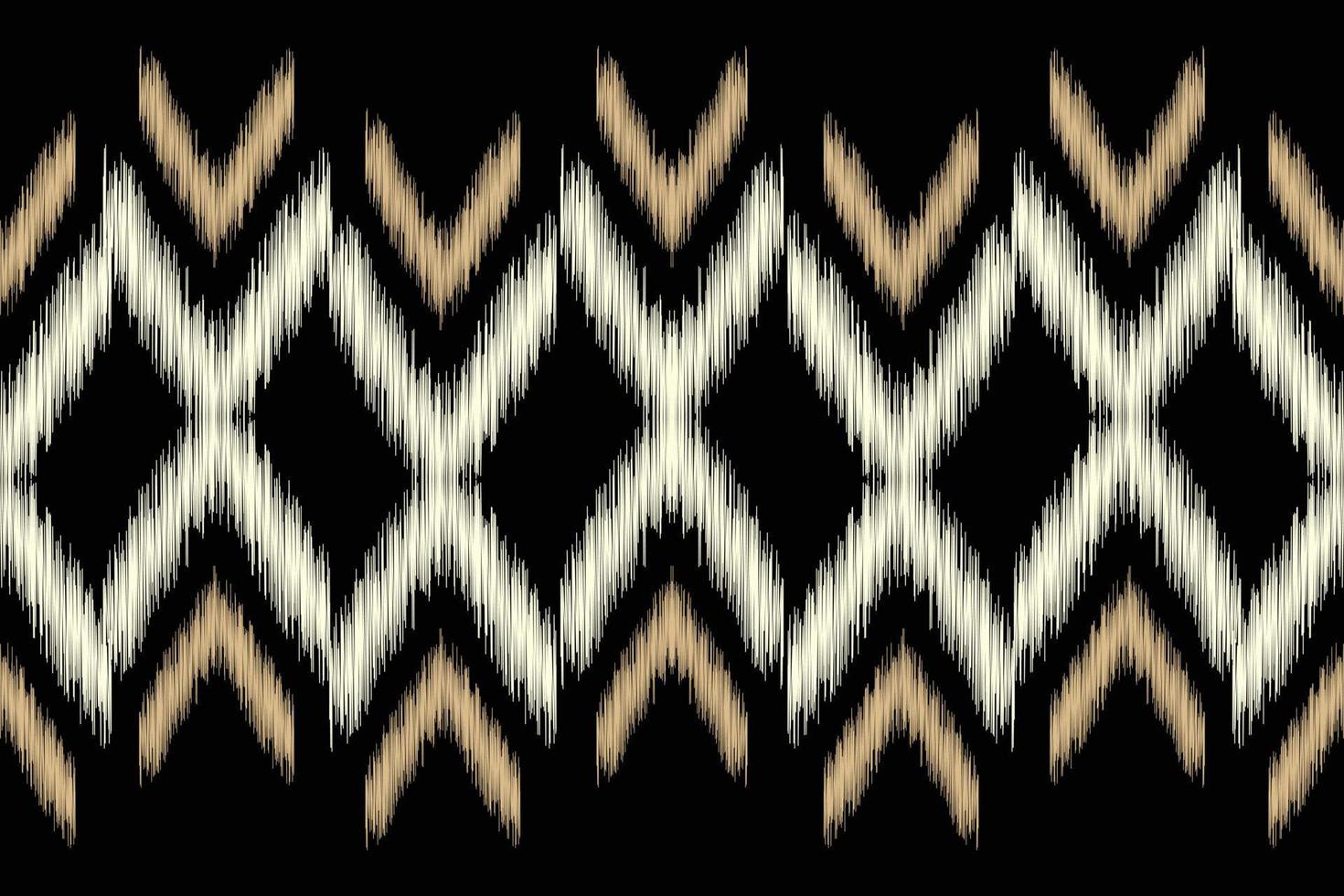 etnisk ikat tyg mönster geometrisk stil.afrikansk ikat broderi etnisk orientalisk mönster svart bakgrund. abstrakt, vektor, illustration.för textur, kläder, scrap, dekoration, matta. vektor
