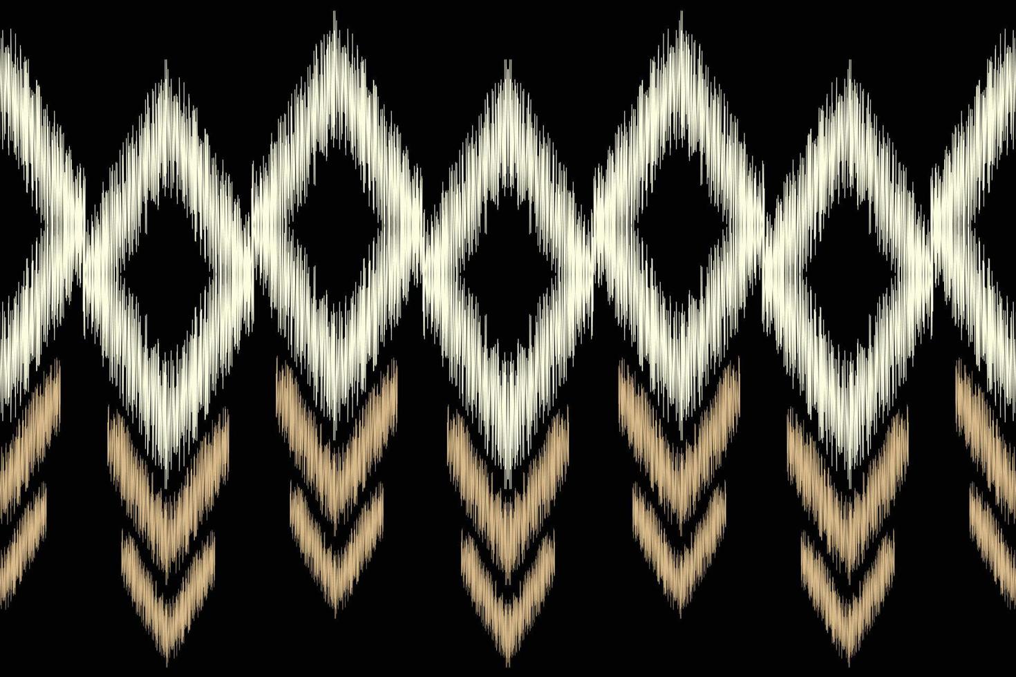 ethnisch Ikat Stoff Muster geometrisch Stil.afrikanisch Ikat Stickerei ethnisch orientalisch Muster schwarz Hintergrund. abstrakt,vektor,illustration.für Textur, Kleidung, Schal, Dekoration, Teppich. vektor