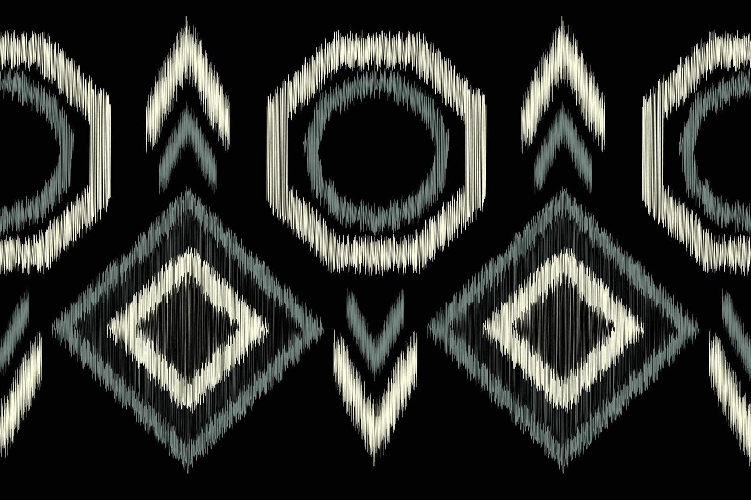 ethnisch Ikat Stoff Muster geometrisch Stil.afrikanisch Ikat Stickerei ethnisch orientalisch Muster schwarz Hintergrund. abstrakt,vektor,illustration.für Textur, Kleidung, Schal, Dekoration, Teppich. vektor