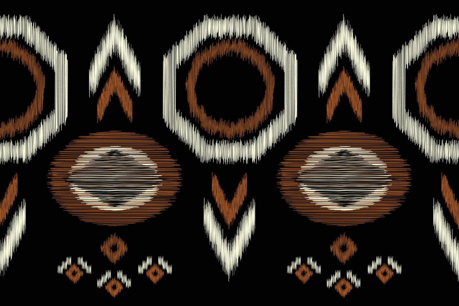 etnisk ikat tyg mönster geometrisk stil.afrikansk ikat broderi etnisk orientalisk mönster svart bakgrund. abstrakt, vektor, illustration.för textur, kläder, scrap, dekoration, matta. vektor