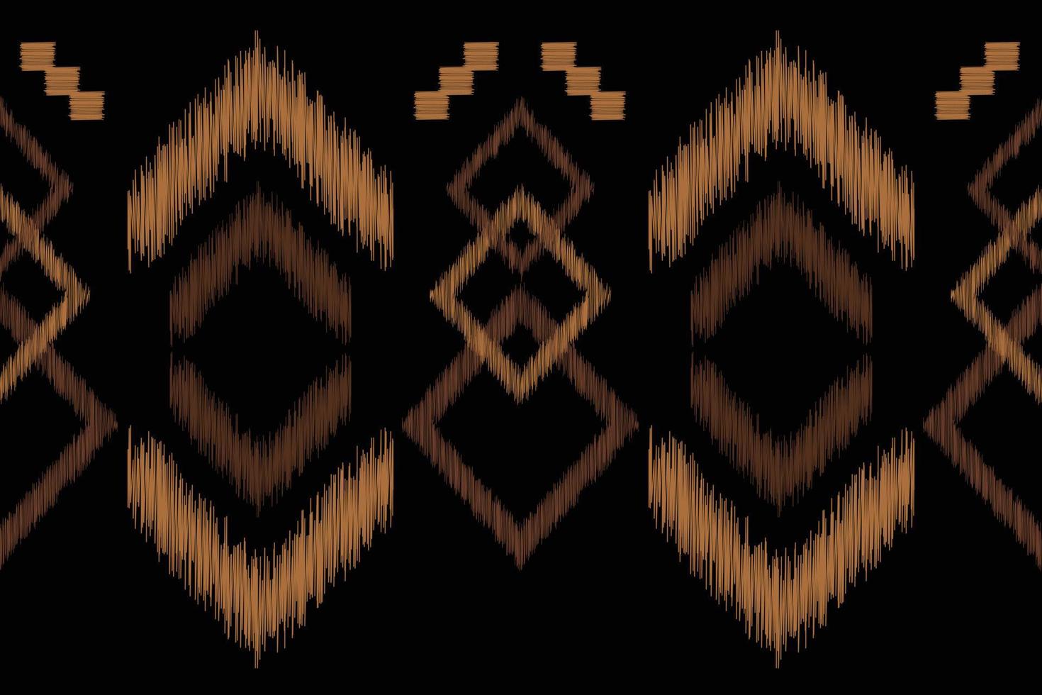 etnisk ikat tyg mönster geometrisk stil.afrikansk ikat broderi etnisk orientalisk mönster svart bakgrund. abstrakt, vektor, illustration.för textur, kläder, scrap, dekoration, matta. vektor