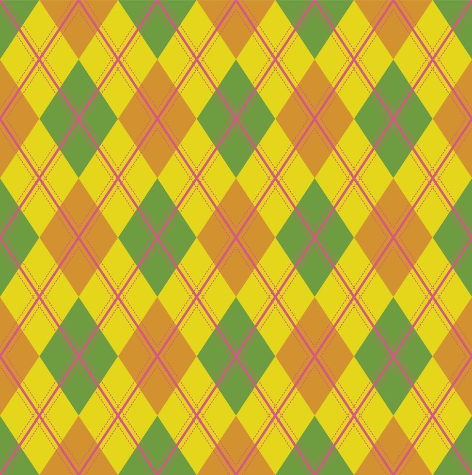 Argyle-Mustervektor, geometrisch, Hintergrund, klassisch gestrickt, kariert vektor