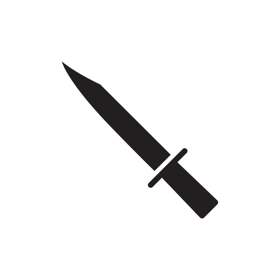 kniv ikon vektor design illustration