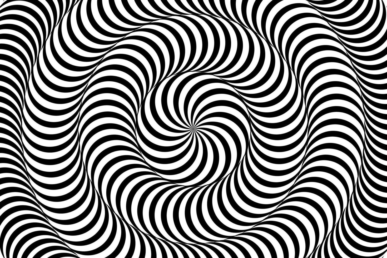 abstrakt optisch Illusion Spiral- Hintergrund vektor