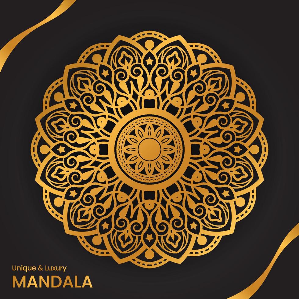 Vektor Mandala Muster Design