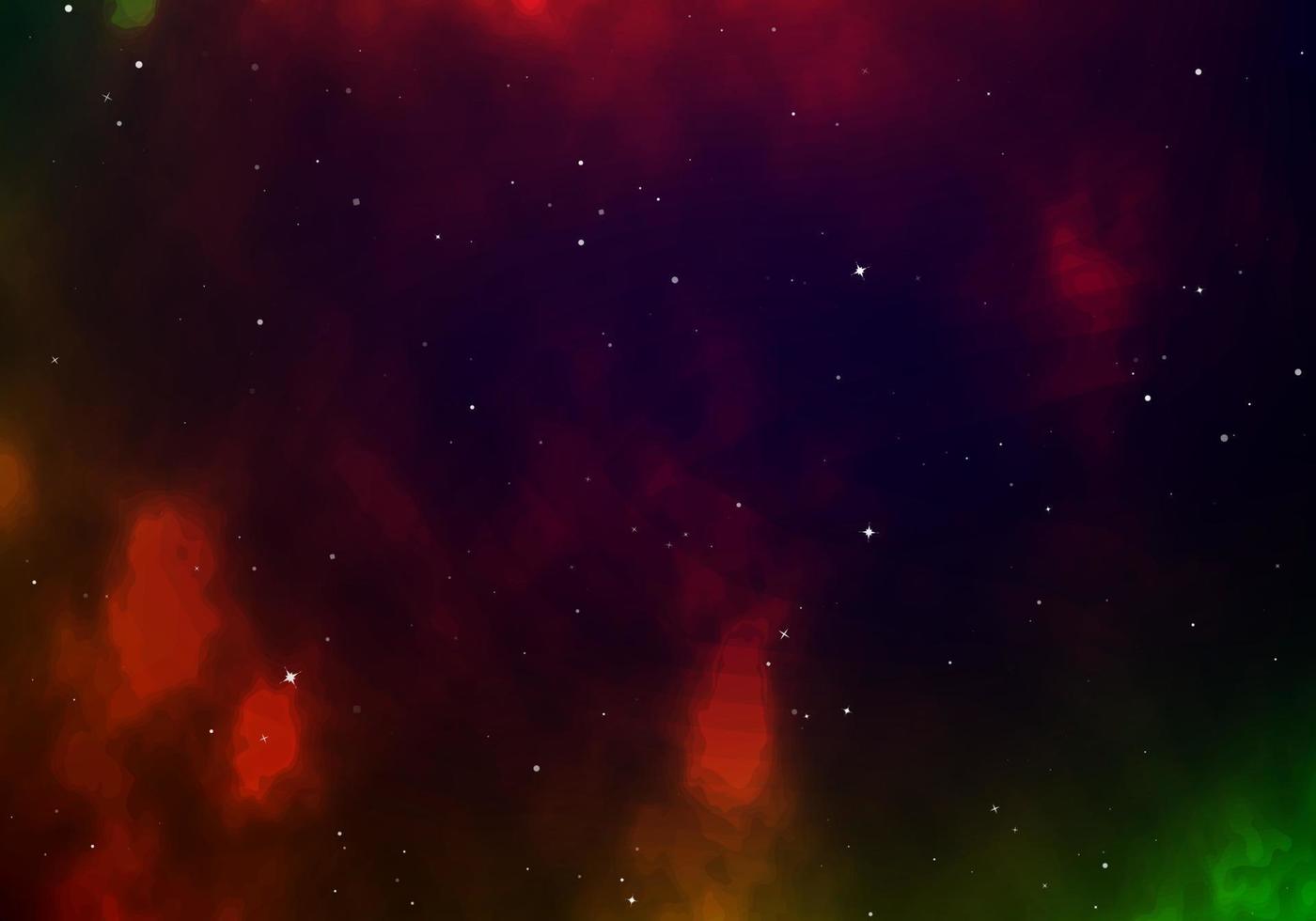 starry himmel Färg bakgrund. oändlighet av universum Plats nebulosa. mörk natt himmel. Plats med skinande stjärnor. vektor
