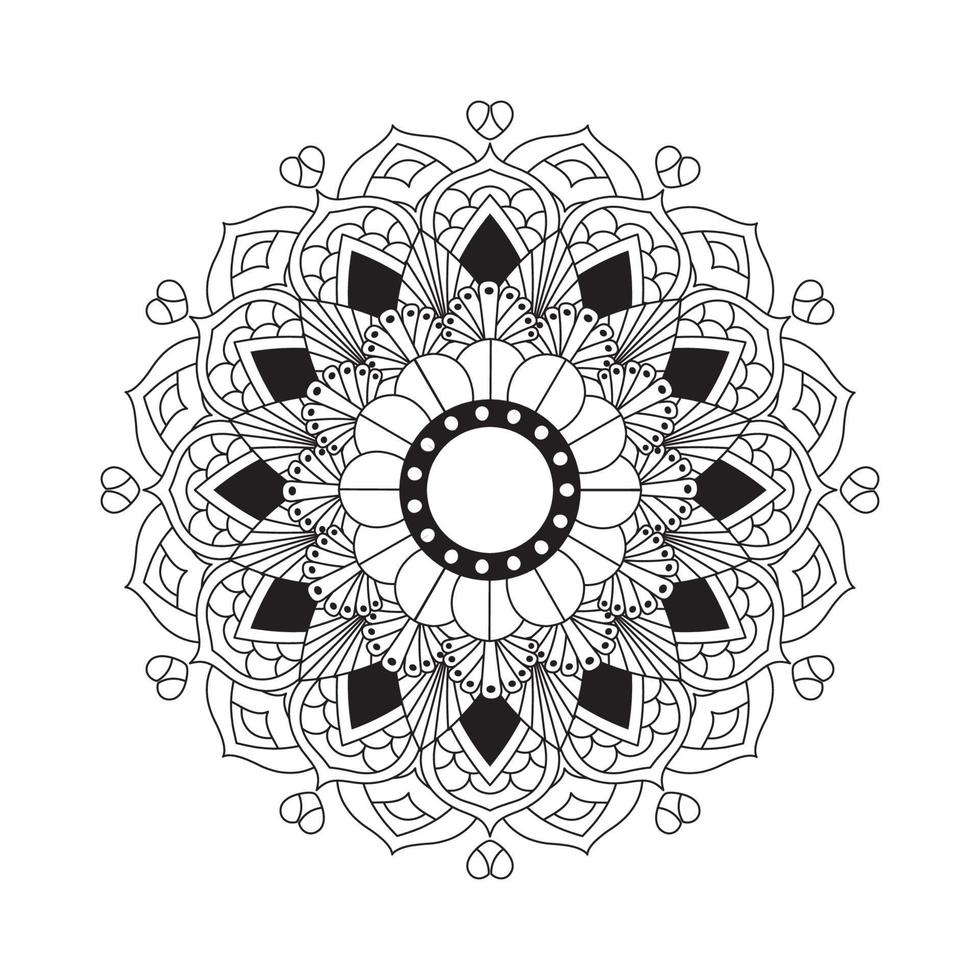 elegant Hintergrund mit ein Mandala Design vektor