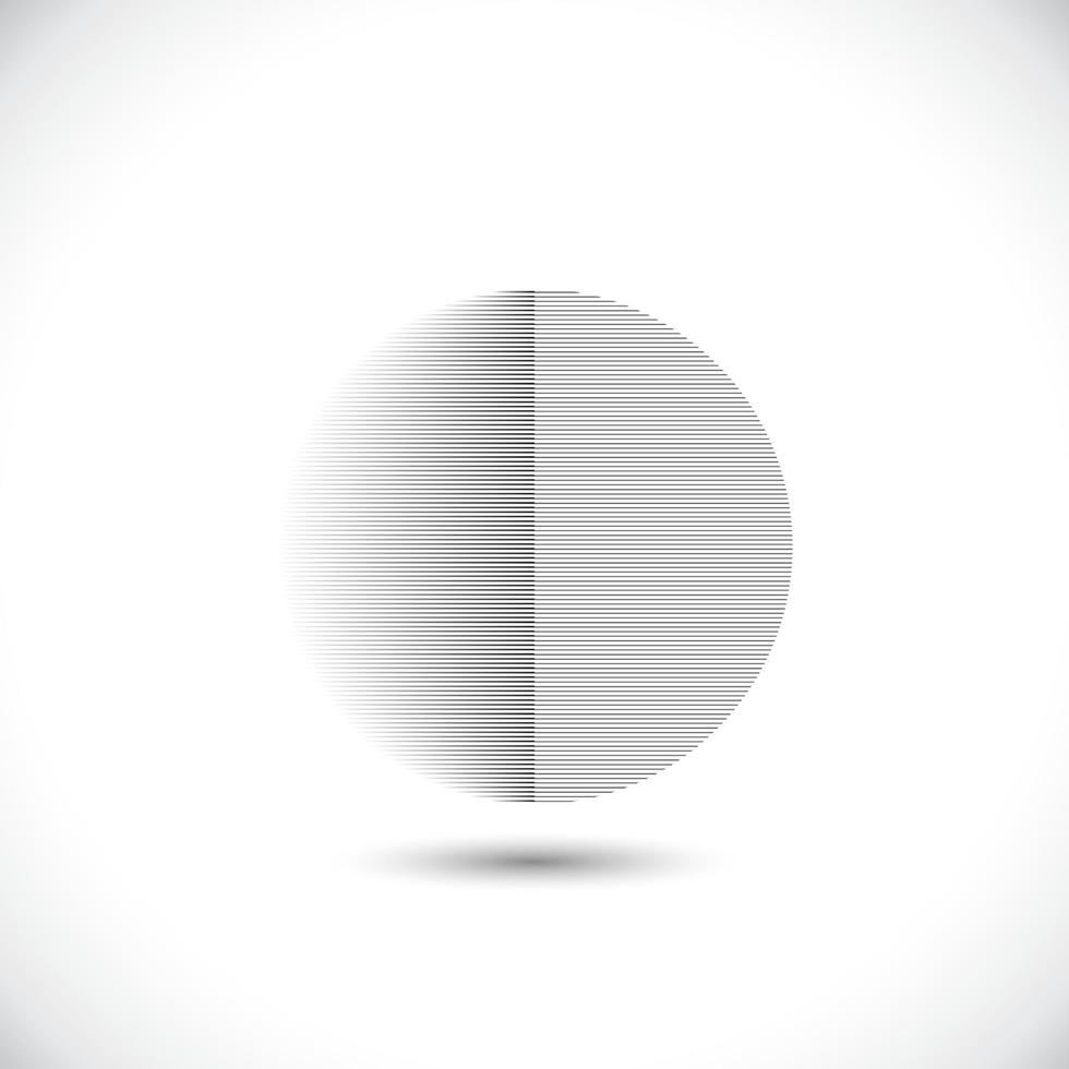 koncentriska cirkelelement. element för grafisk webbdesign, mall för tryck, textil, inslagning, dekoration - vektorillustration vektor