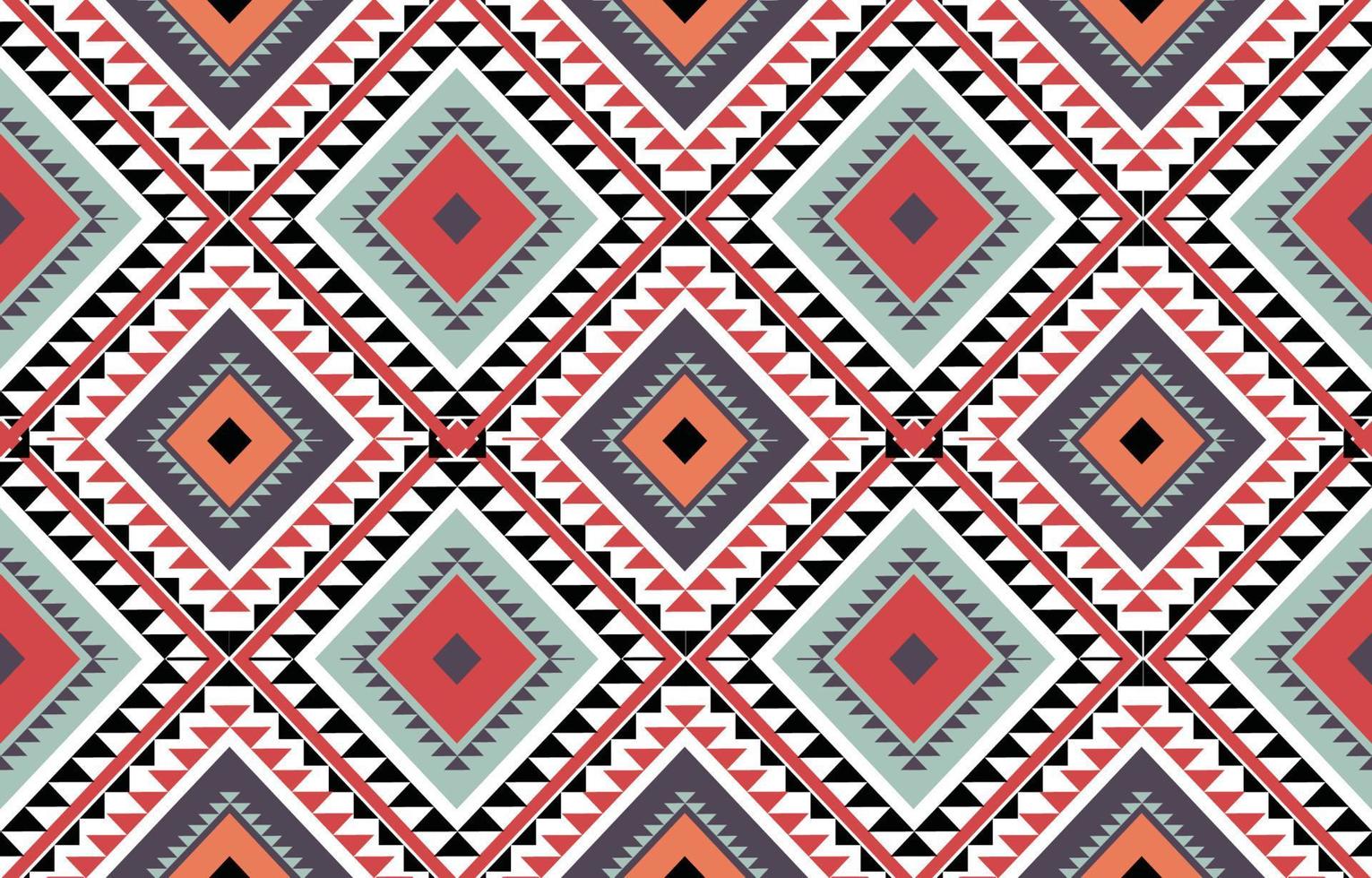 geometrischer ethnischer Mustervektor. afrikanisches, amerikanisches, mexikanisches, westliches aztekisches gestreiftes und böhmisches Muster. entworfen für hintergrund, tapete, druck, teppich, verpackung, fliesen, batik.vektor illustratoin. vektor