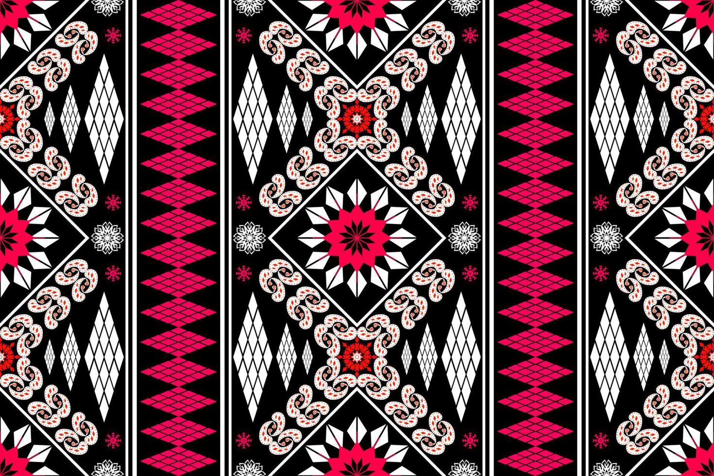 geometrisches ethnisches orientalisches traditionelles kunstmuster. figur stammesstickerei style.design für ethnischen hintergrund, tapete, kleidung, verpackung, stoff, element, sarong, vektorillustration vektor