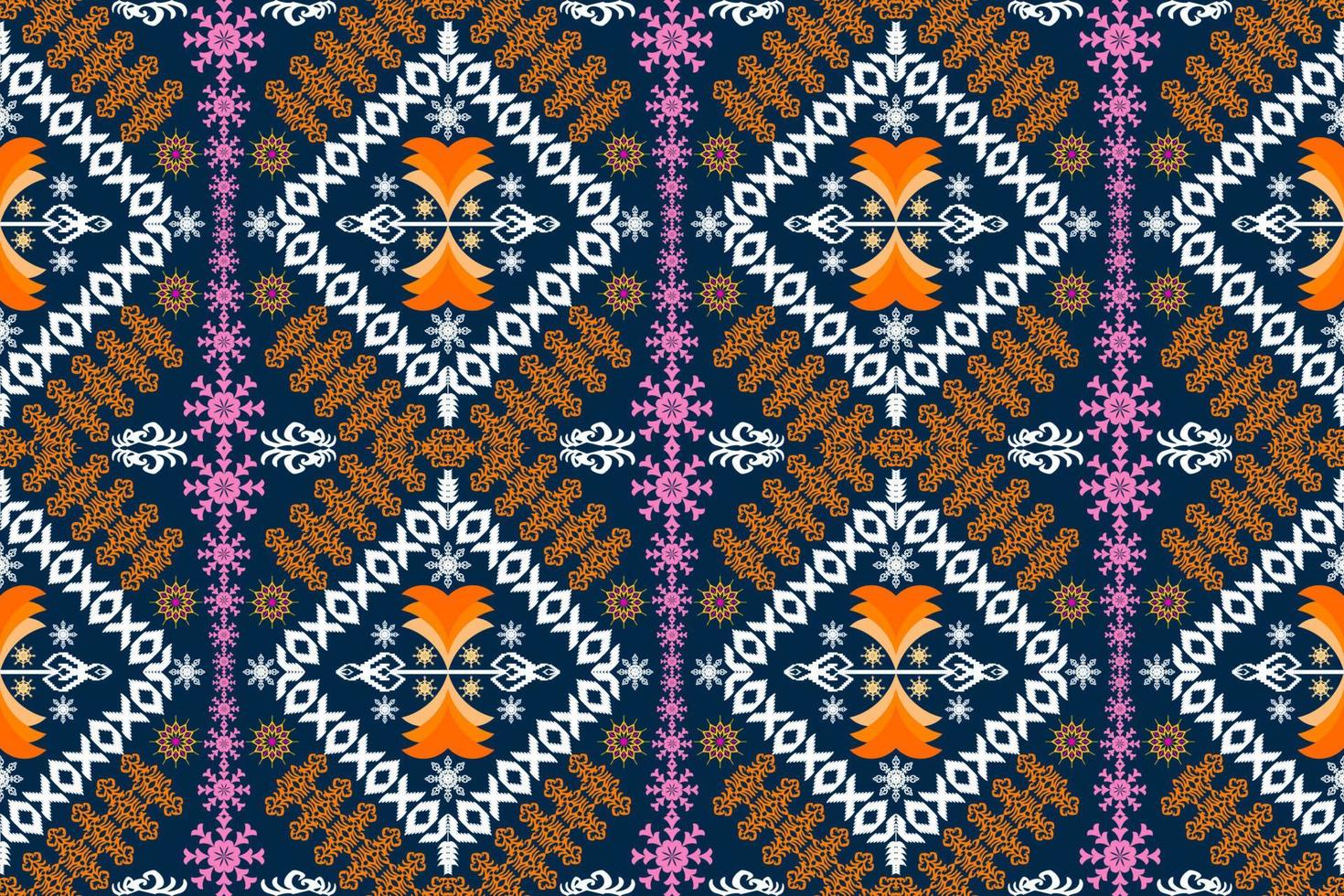 geometrisk etnisk orientalisk traditionell konst mönster.figur stam- broderi stil.design för etnisk bakgrund, tapeter, kläder, inslagning, tyg, element, sarong, vektor illustration