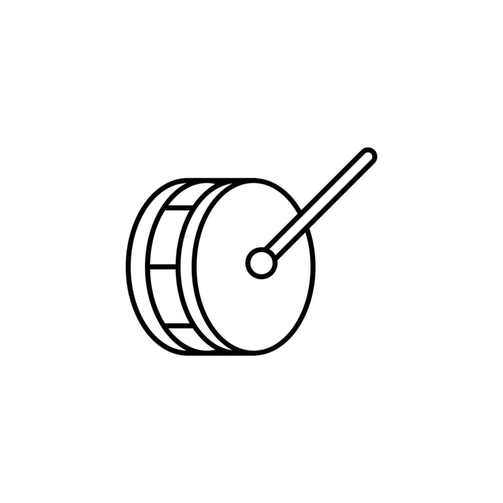 Schlagzeug Vektor Symbol Illustration