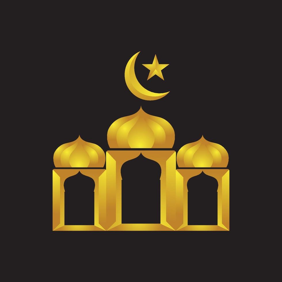 ramadan eid mubarak idul fitri vektor