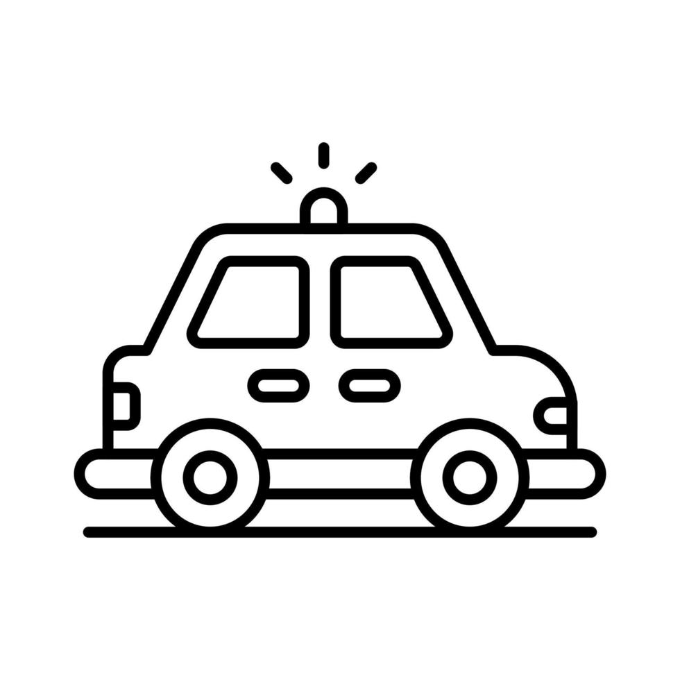 ein Symbol von Taxi im modisch Stil, lokal Transport Automobil vektor