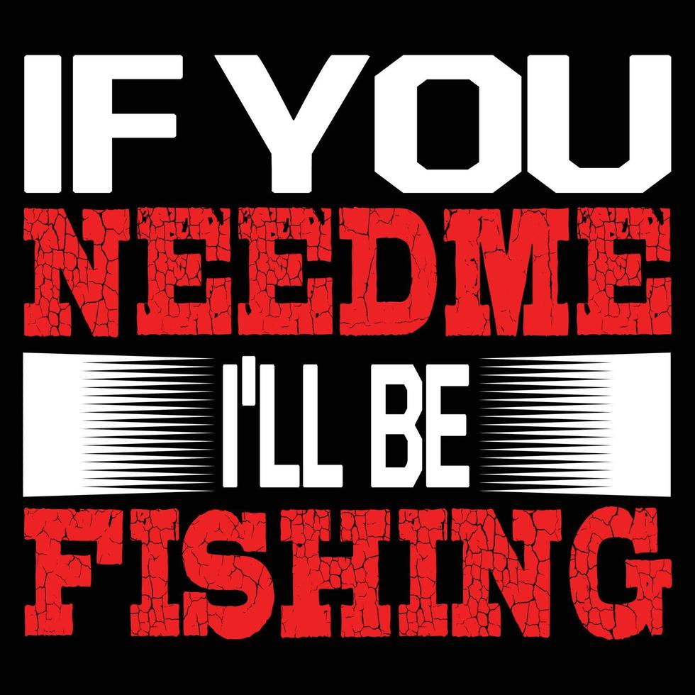 fiske typografi t-shirt design vektor