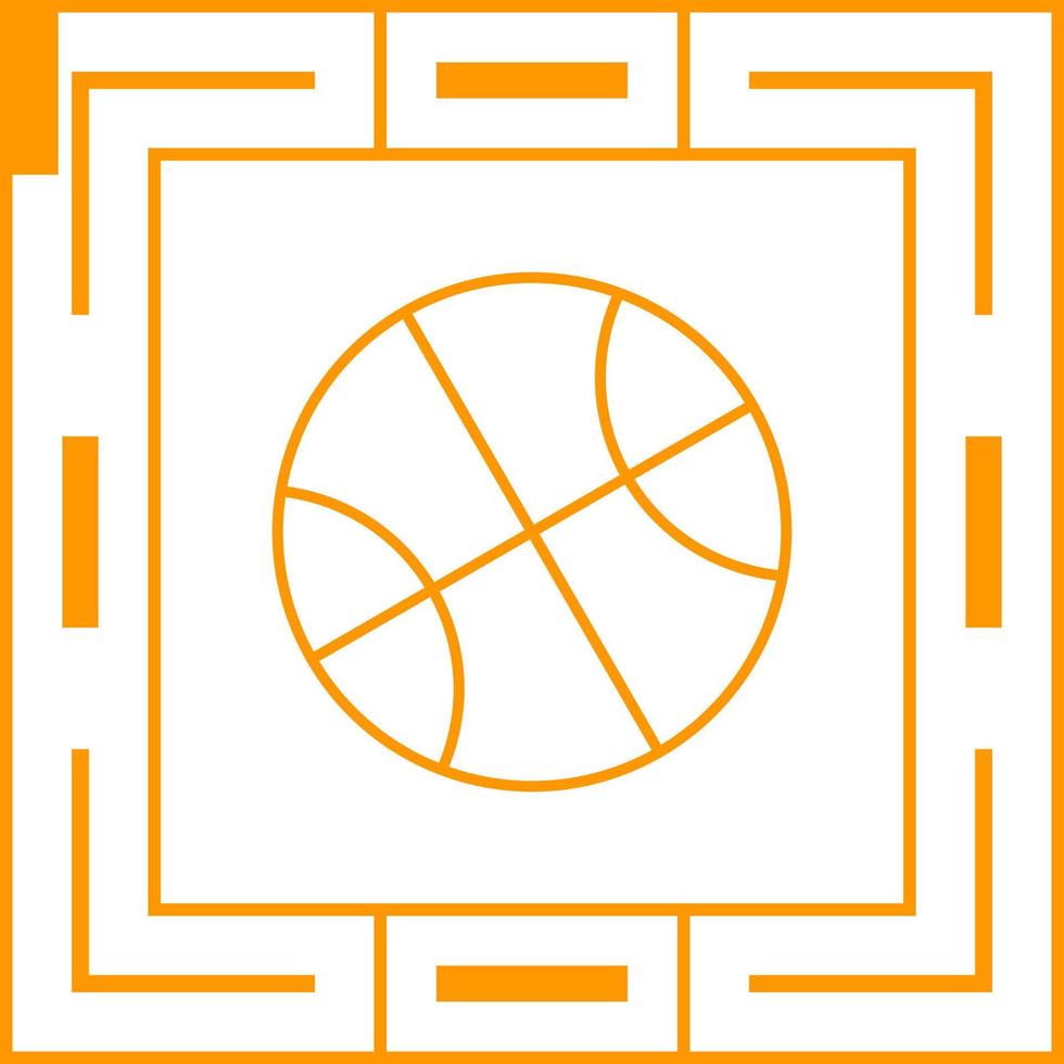 Basketball-Vektor-Symbol vektor