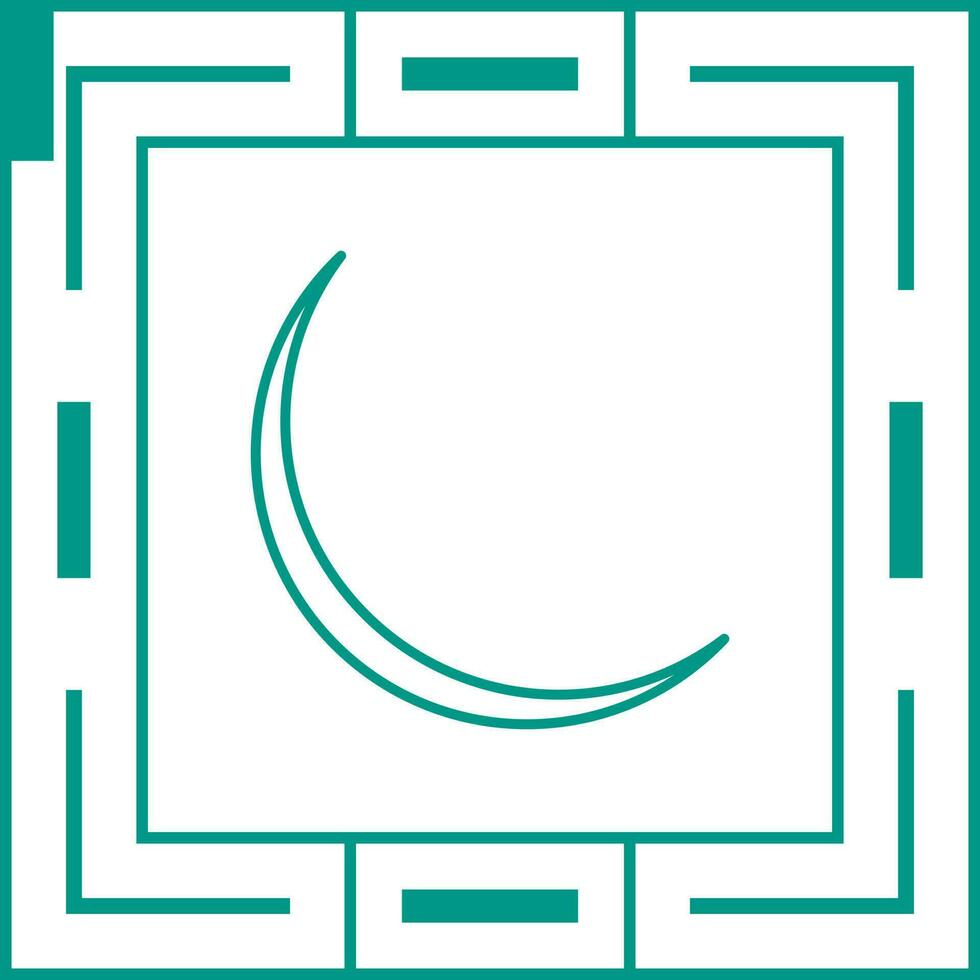 Neumond-Vektor-Symbol vektor