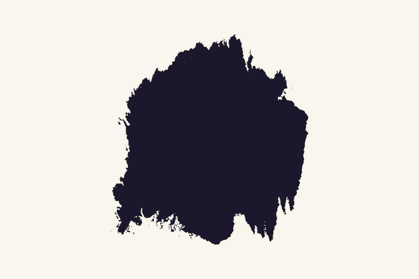 svart färga stänk hand målad borsta stroke bakgrund vektor
