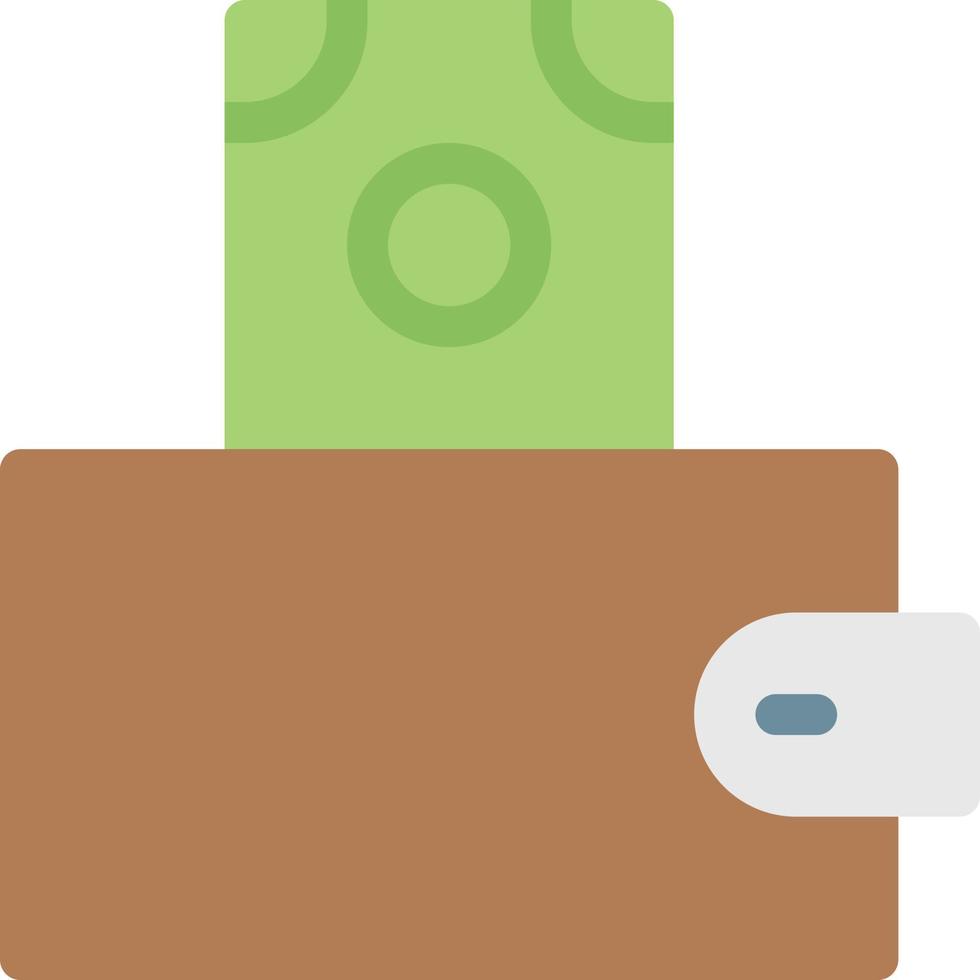 Brieftaschen-Vektorillustration auf einem Hintergrund. Premium-Qualitätssymbole. Vektorsymbole für Konzept und Grafikdesign. vektor