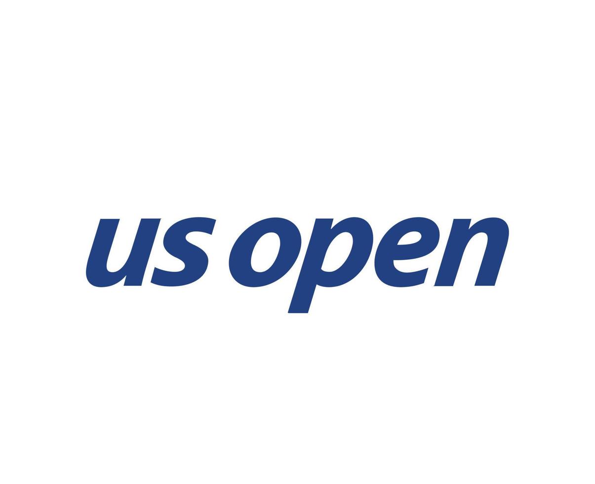 oss öppen symbol logotyp namn blå turnering tennis de mästerskap design vektor abstrakt illustration