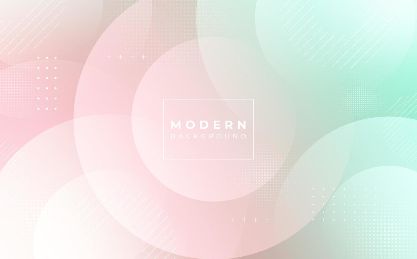 modern bakgrund, abstrakt geometrisk stil, pastell fint Färg gradering, memphis, cirkel, eps 10 vektor