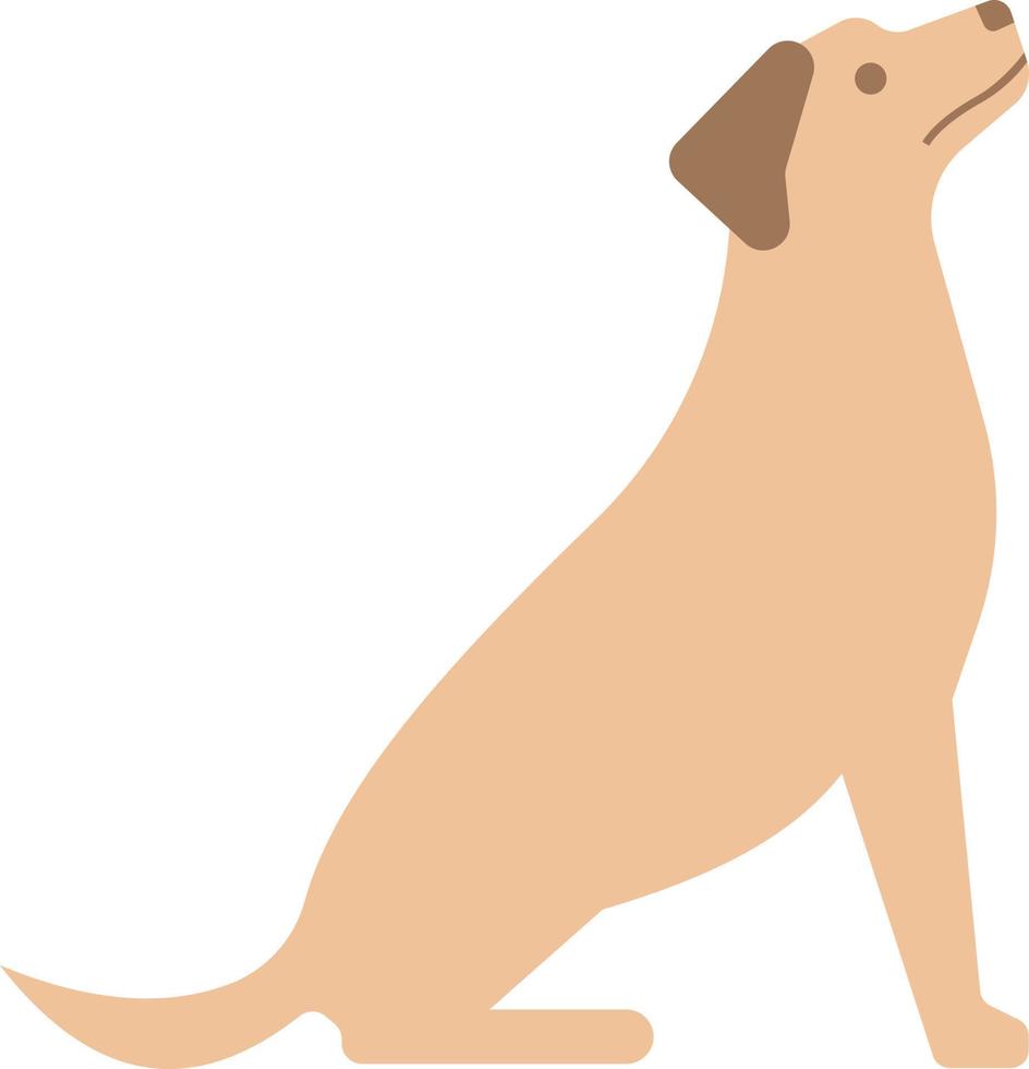 hund vektor illustration på en bakgrund. premium kvalitet symbols.vector ikoner för koncept och grafisk design.
