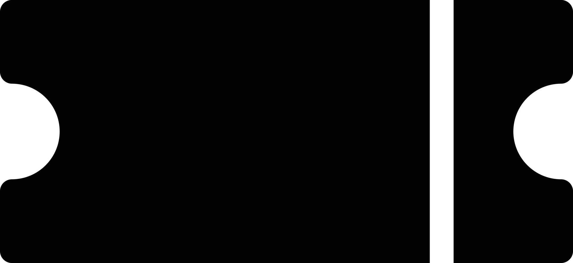 ticketvektorillustration auf einem hintergrund. hochwertige symbole. vektorikonen für konzept und grafikdesign. vektor