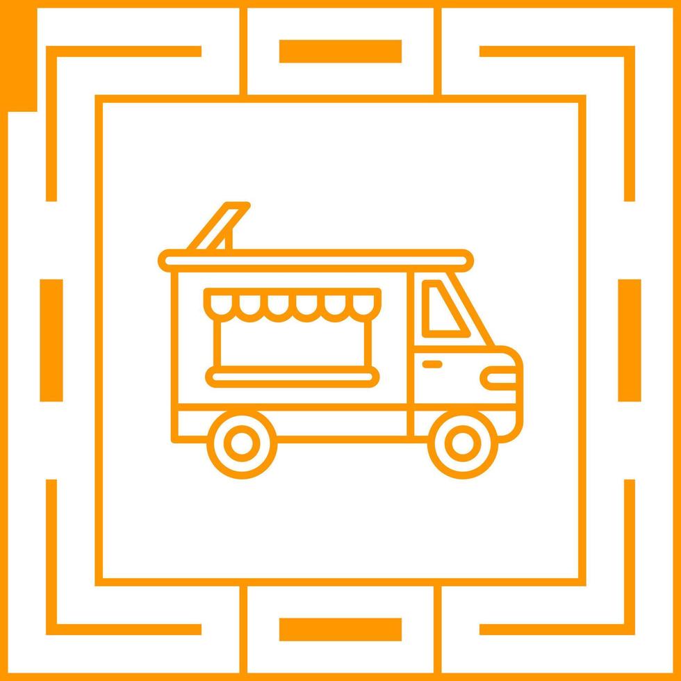 Bäckerei-LKW-Vektor-Symbol vektor