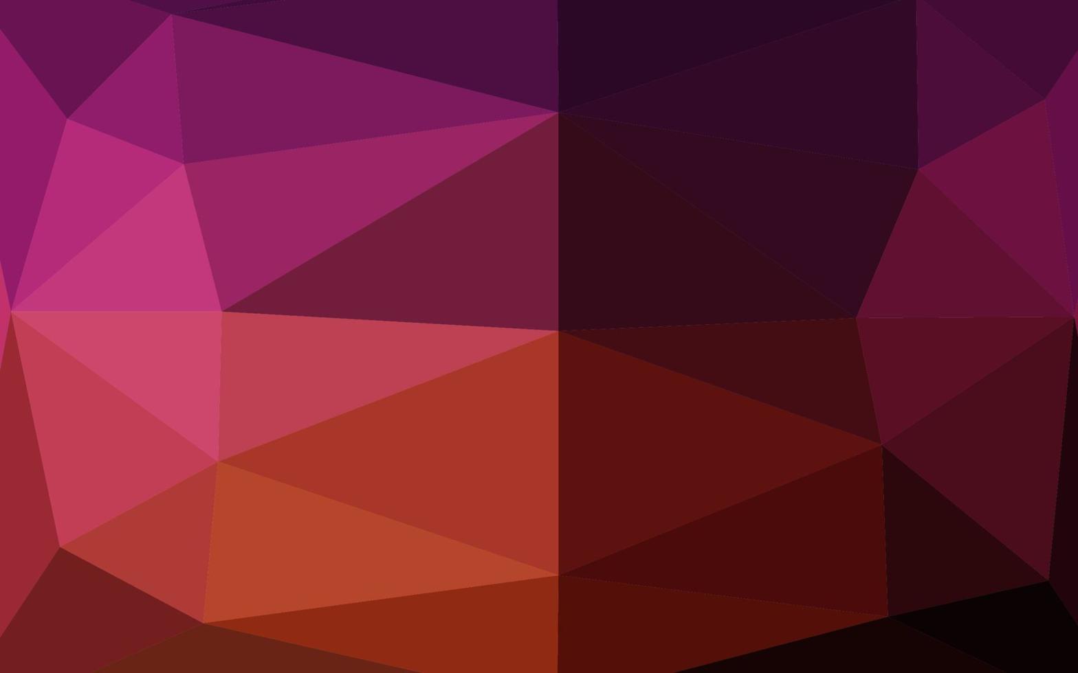 mörk rosa, gul vektor abstrakt polygonal omslag.