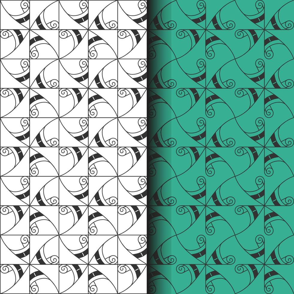 abstrakt former sömlös mönster bakgrund vektor