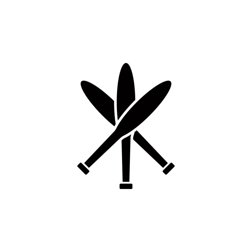 Kegelspiel Stil Vektor Symbol Illustration