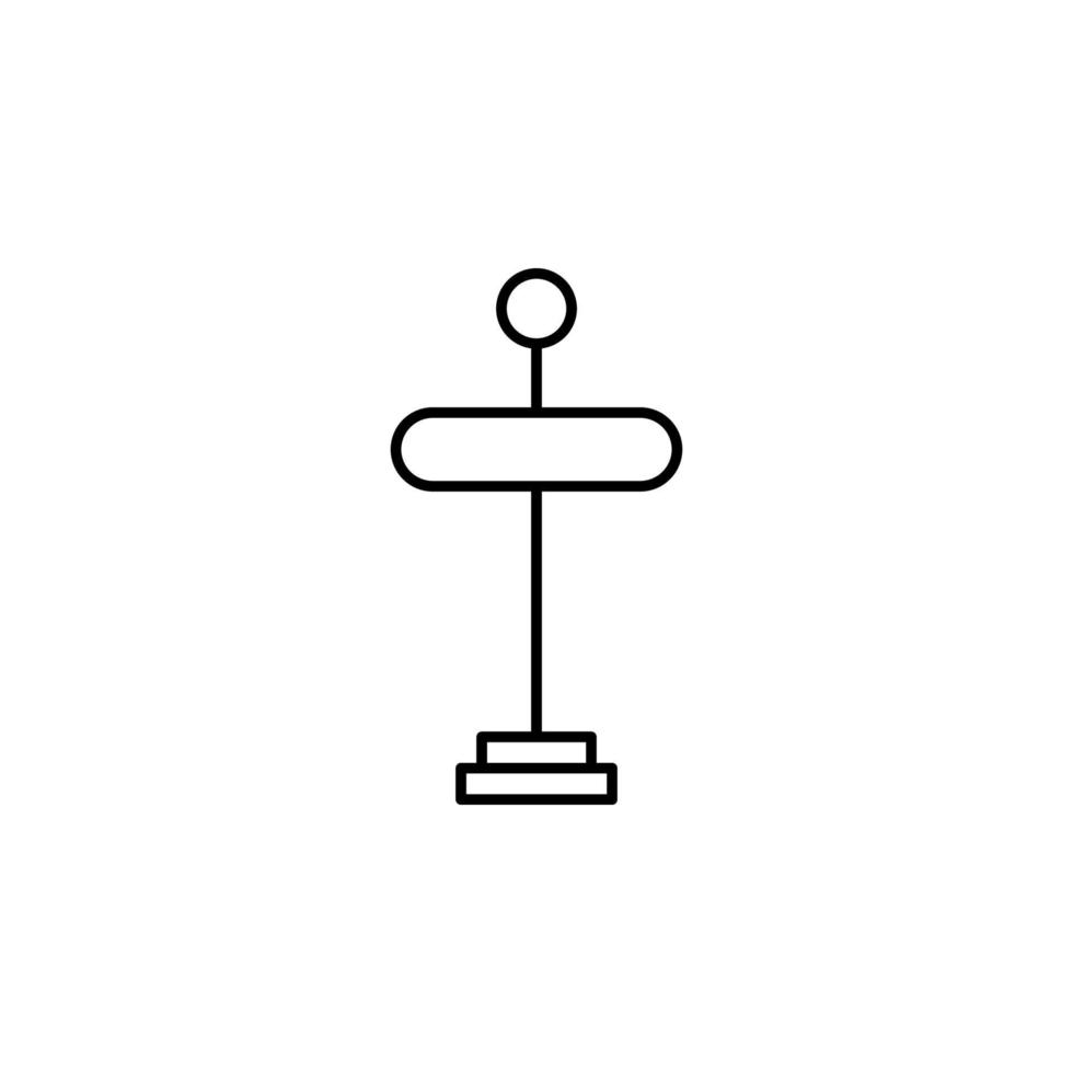 Straße Zeichen Vektor Symbol Illustration