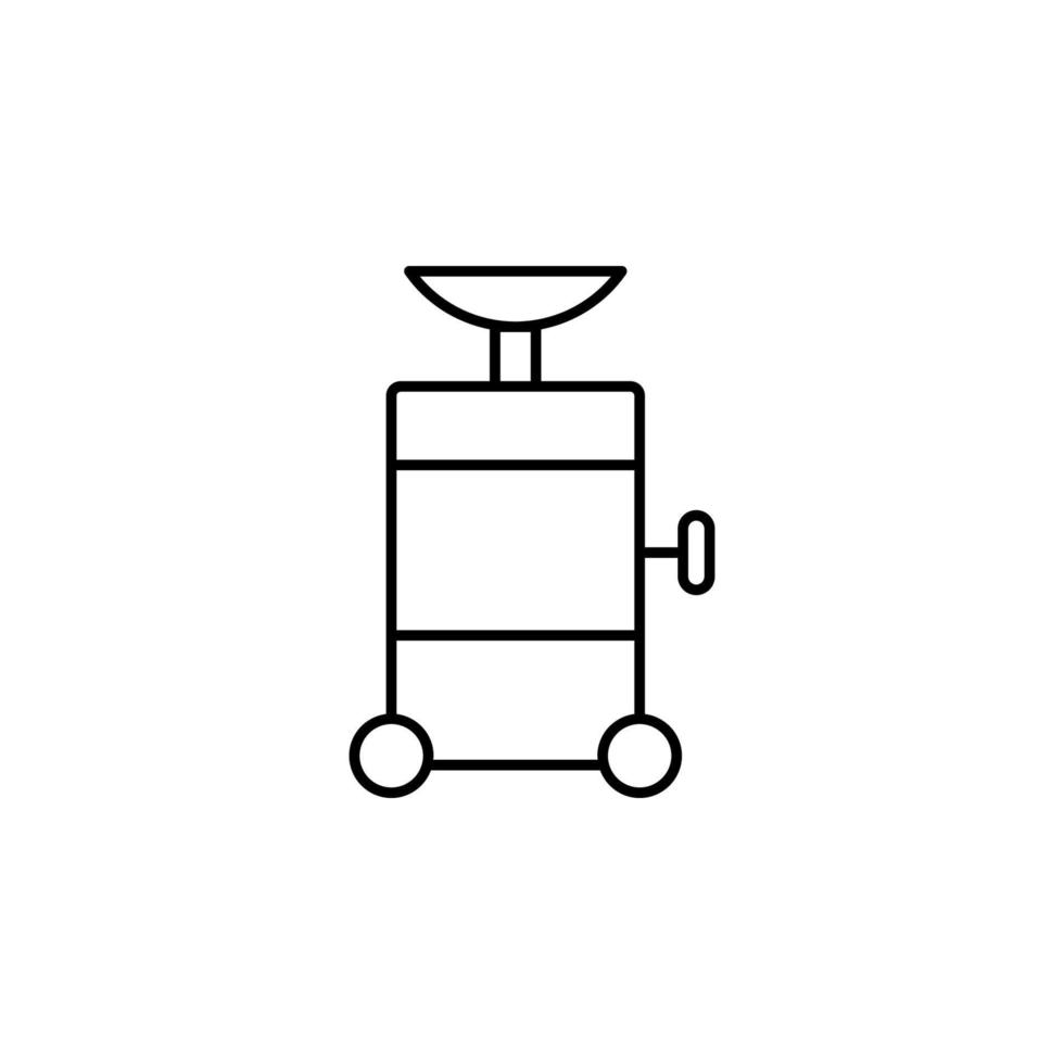 Auto Öl Veränderung Vektor Symbol Illustration