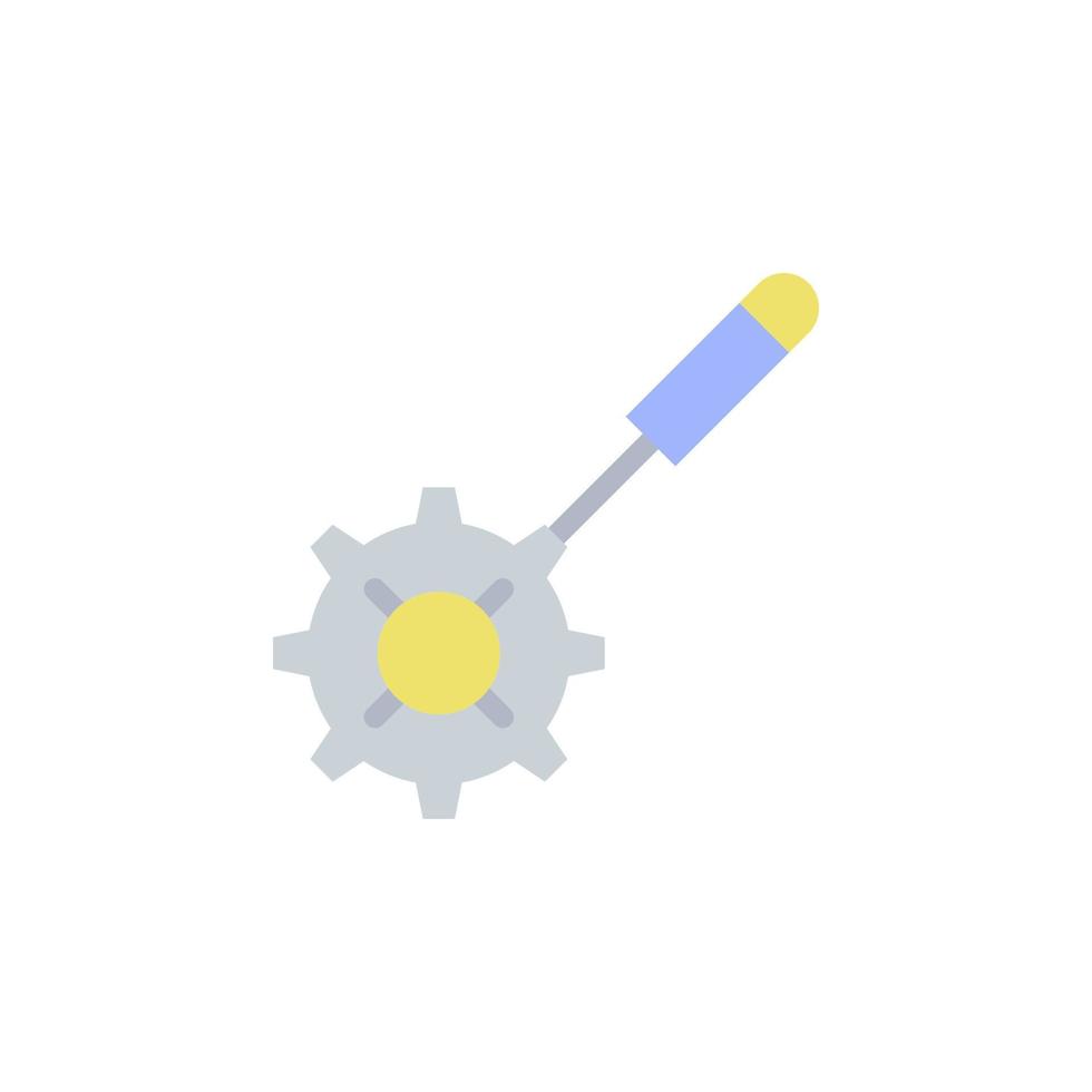 kök, slitsad vektor ikon illustration