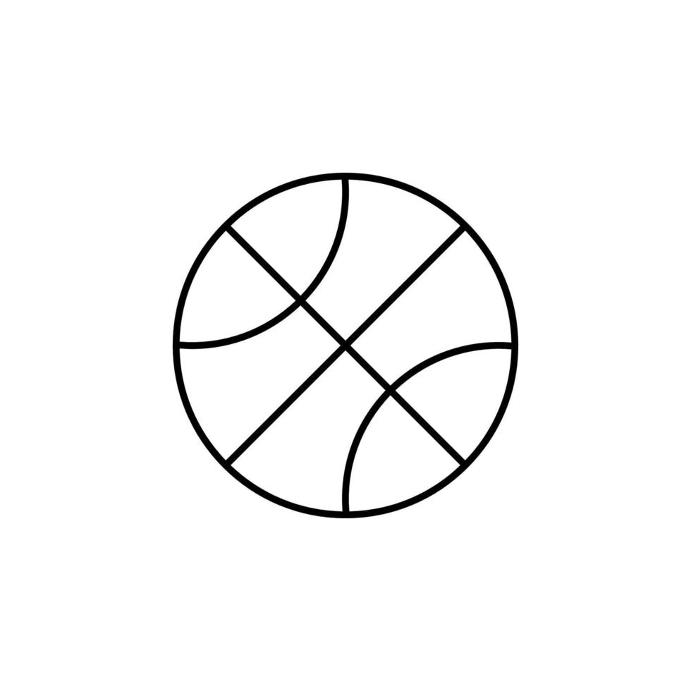 Basketball Vektor Symbol Illustration